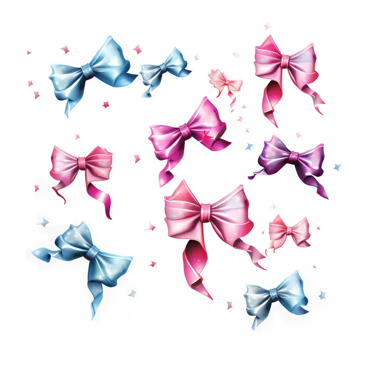 Assorted Colorful Bows