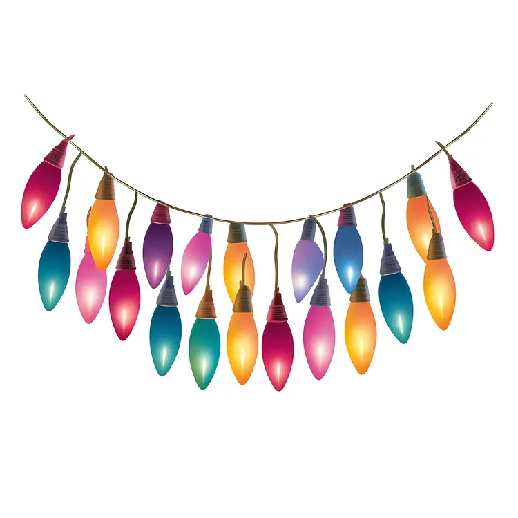 Bright and Colorful String Lights