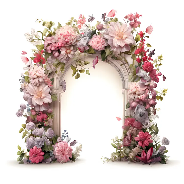 Beautiful Floral Arch for Wedding Decoration