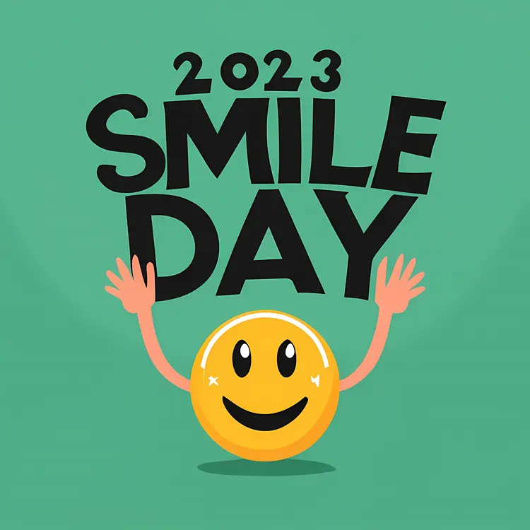 2023 Smile Day Celebration with Smiley Face