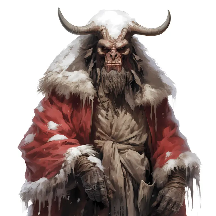Horned Demon in Red Coat