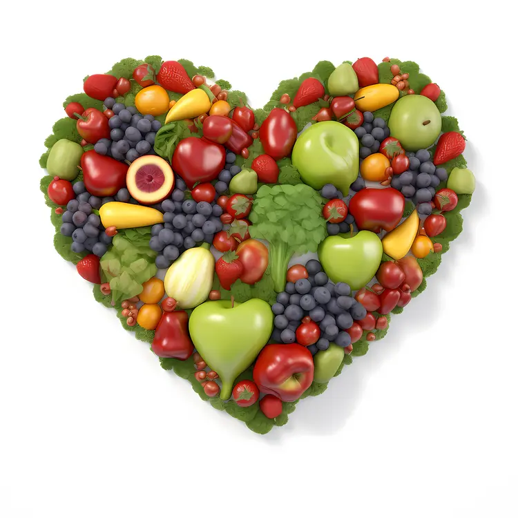 Heart-Shaped Fruit Arrangement for Valentine's Day