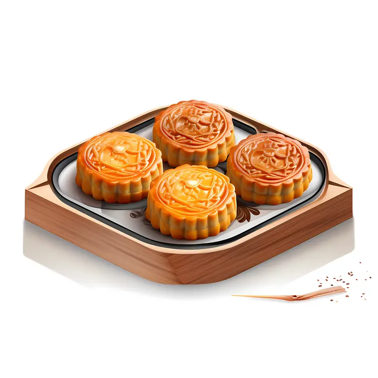 Delicious Mooncakes for Mid-Autumn Festival Celebration