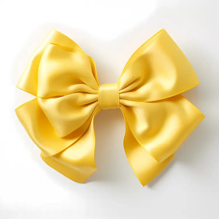 Large Yellow Bow