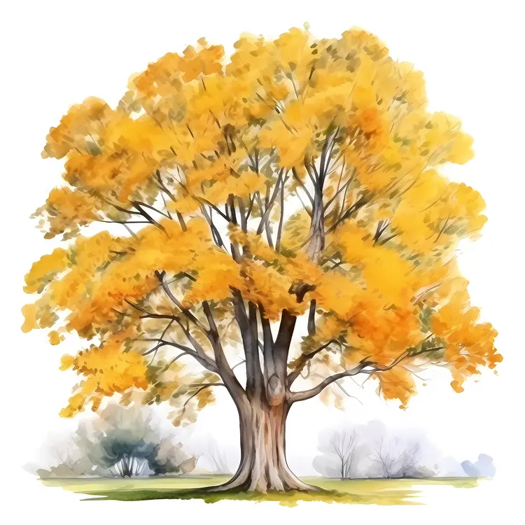 Yellow Tree in Autumn
