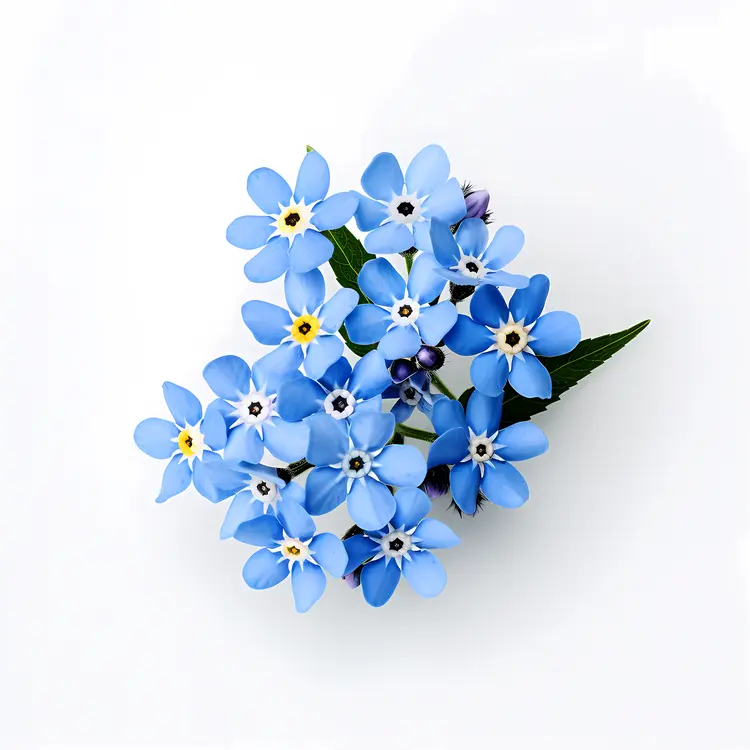 Bouquet of Blue Flowers