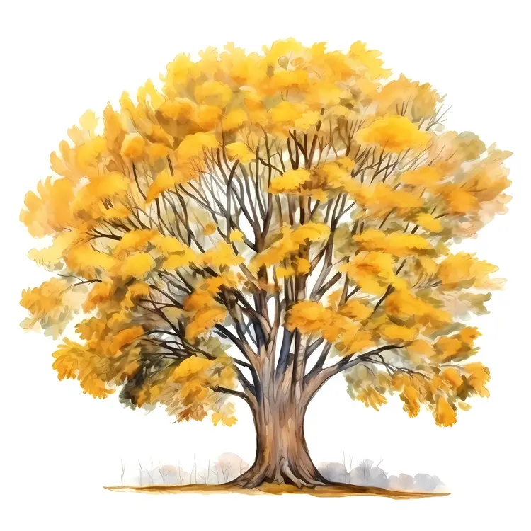 Yellow Tree in Autumn