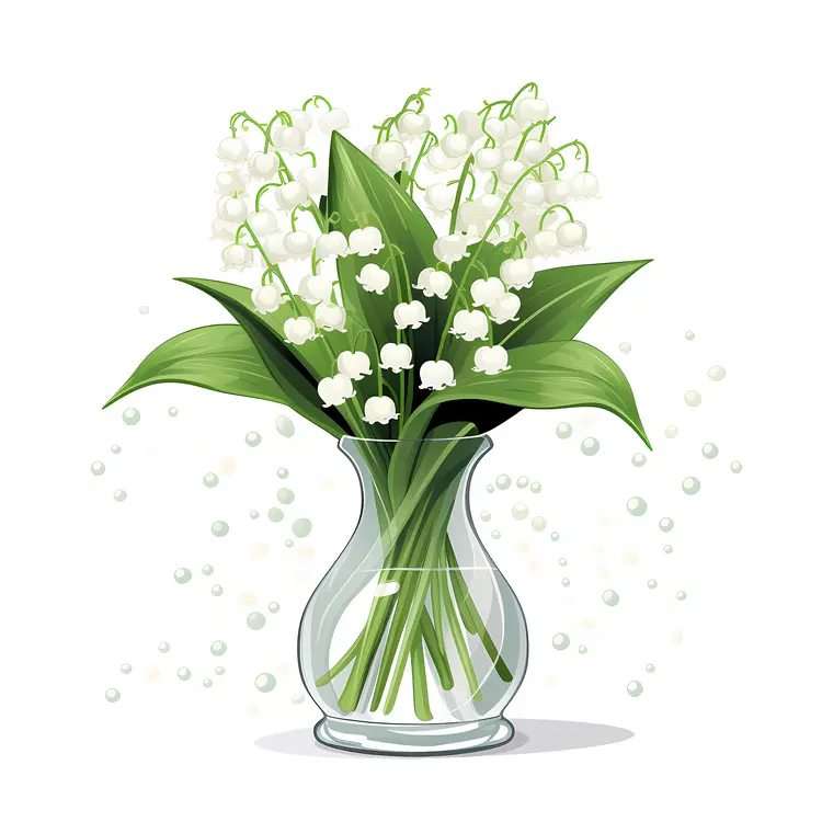 Lily of the Valley in a Vase