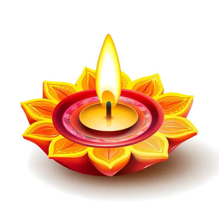 Charming Decorative Candle with Flame