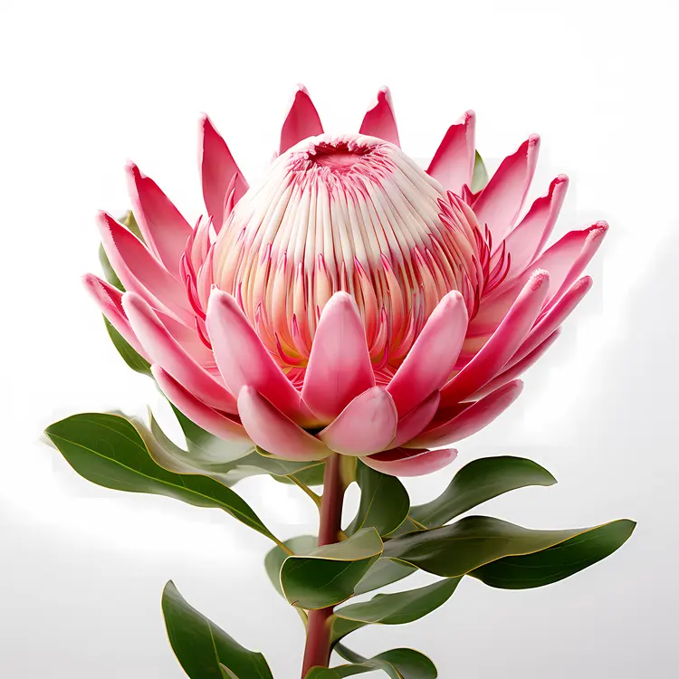 Vibrant Pink Protea Flower Design