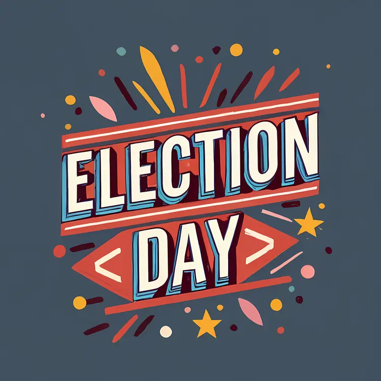 Vibrant Election Day Design