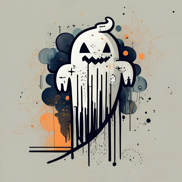 Scary Dripping Ghost
