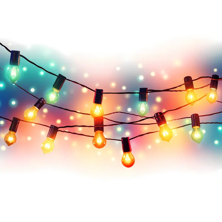 Colorful Bulb Lights for Festive Decoration