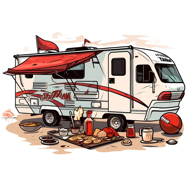 Tailgate Feast with RV