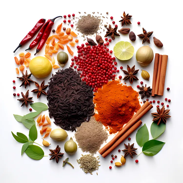 Colorful Spices and Herbs