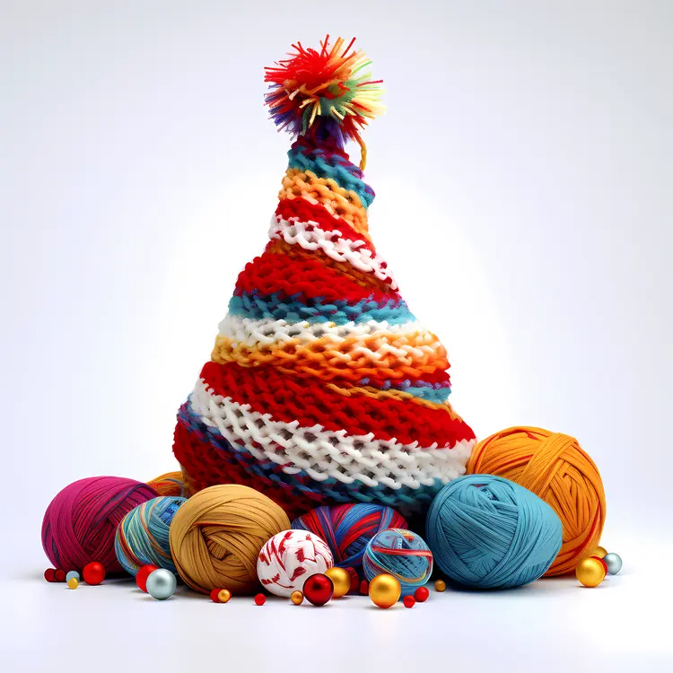 Colorful Knitted Winter Hat
