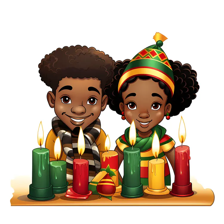 Children Holding Candles