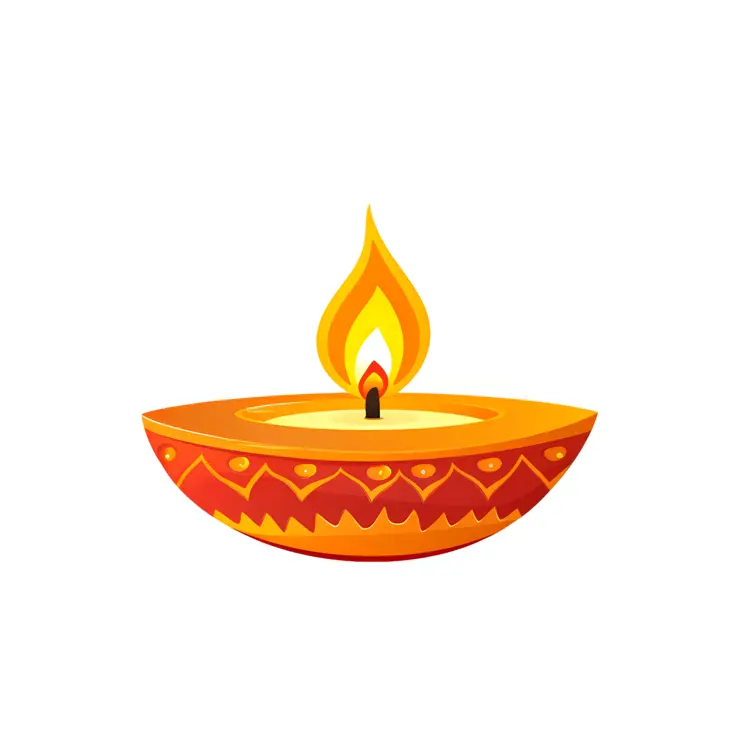 Decorative Diya Lamp for Diwali