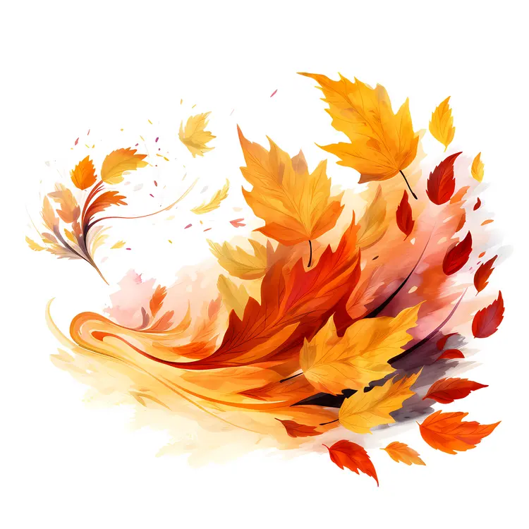 Autumn Leaves in Motion