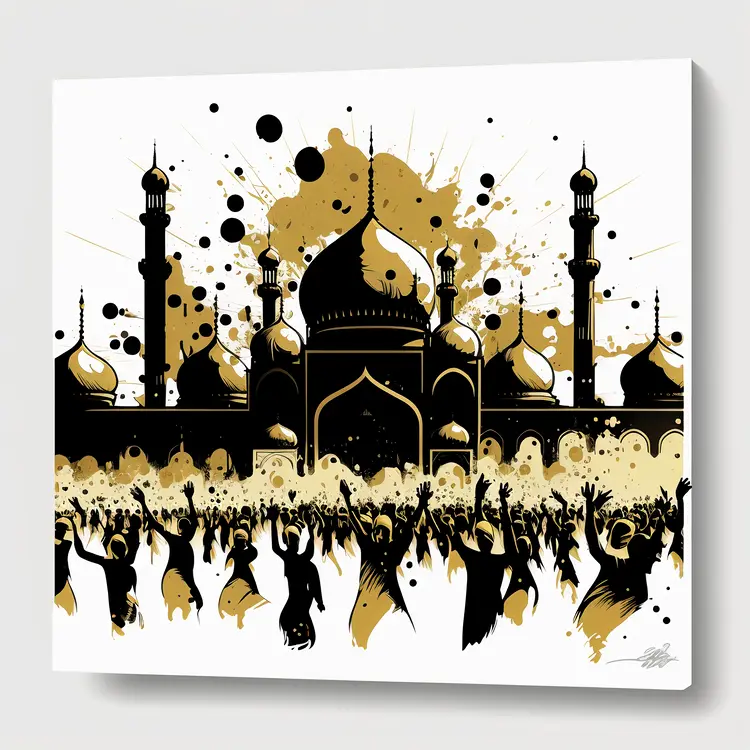 Celebratory Gathering at the Mosque