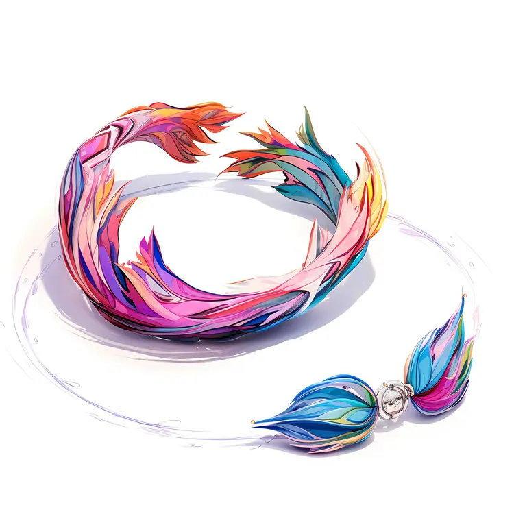 Colorful Bracelet with Vibrant Design