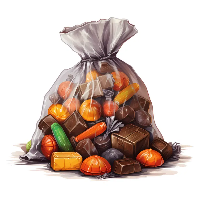 Bag of Halloween Candy