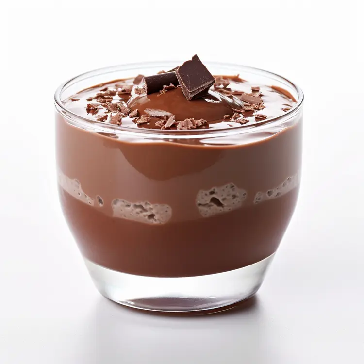 Layered Chocolate Mousse in Glass