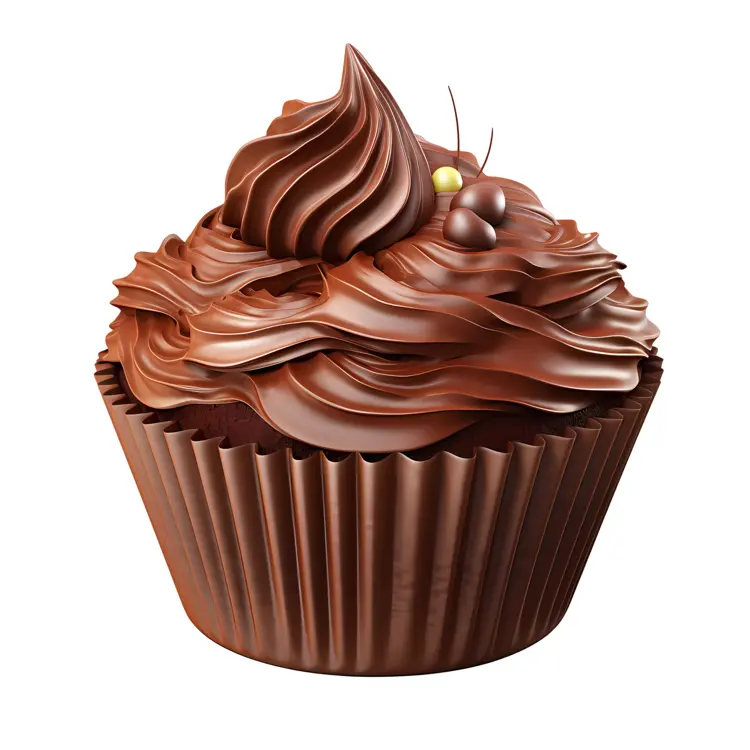 Chocolate Cupcake with Sprinkles