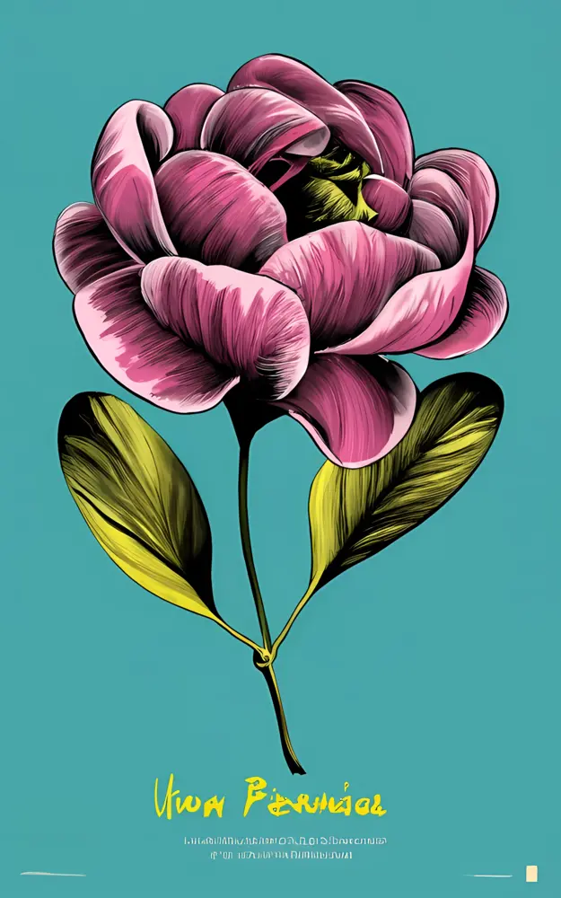 Vibrant Flower with Detailed Petals