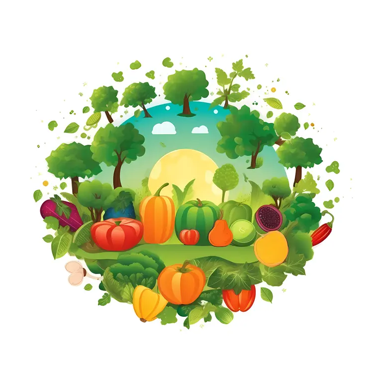 Organic Garden Produce