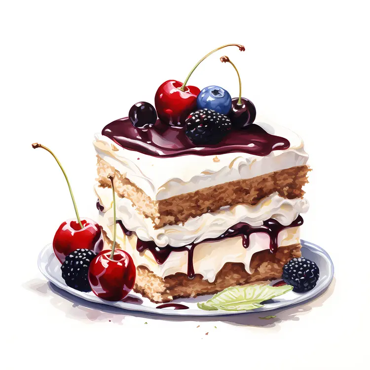Cherry and Berry Cake