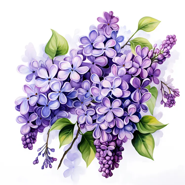 Beautiful Purple Lilac Flowers