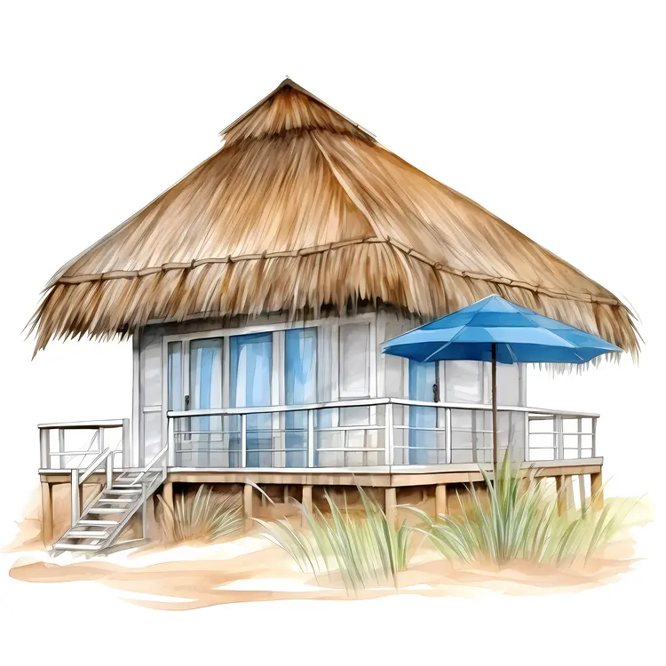 Small cute doodle house