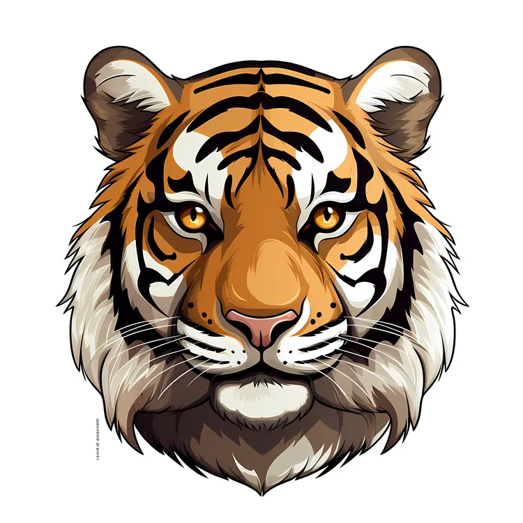 Realistic Tiger Illustration