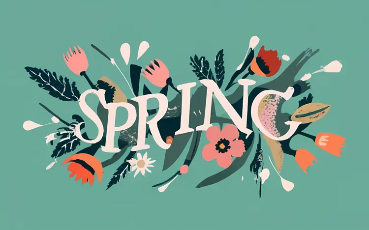 Spring Flowers Illustration