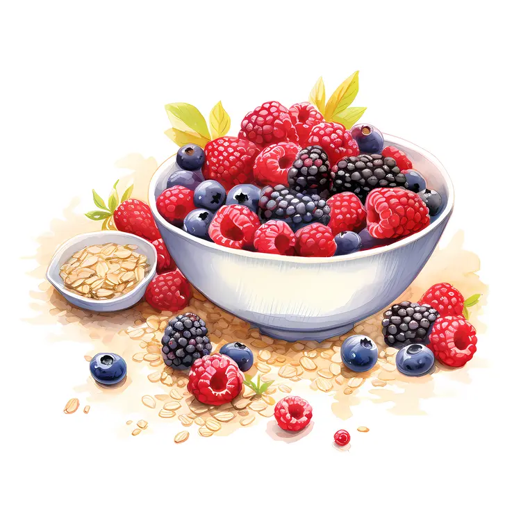 Bowl of Fresh Berries