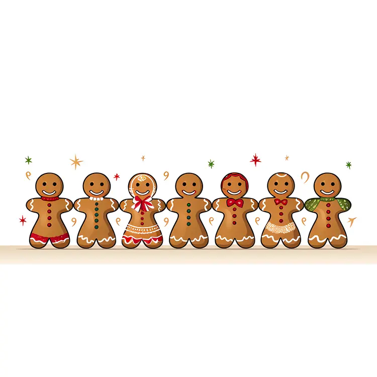 Gingerbread Family Cookies