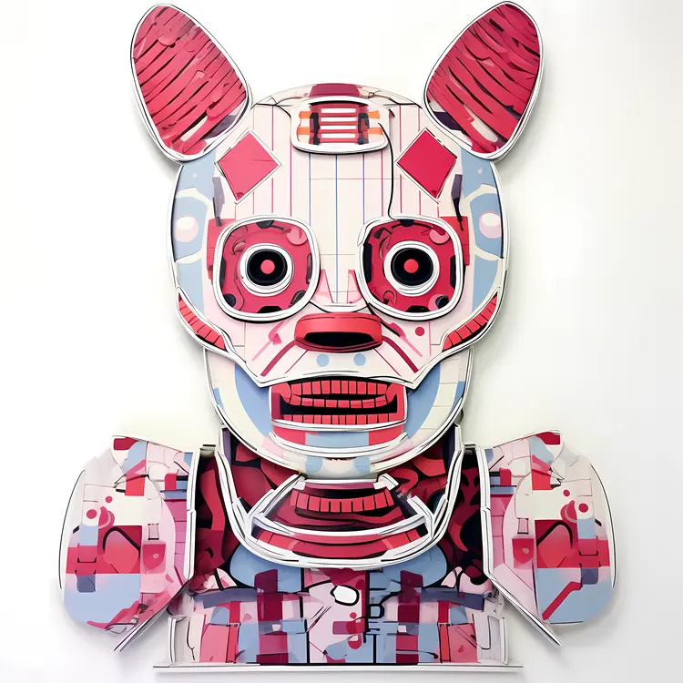 Futuristic Robot Dog Illustration
