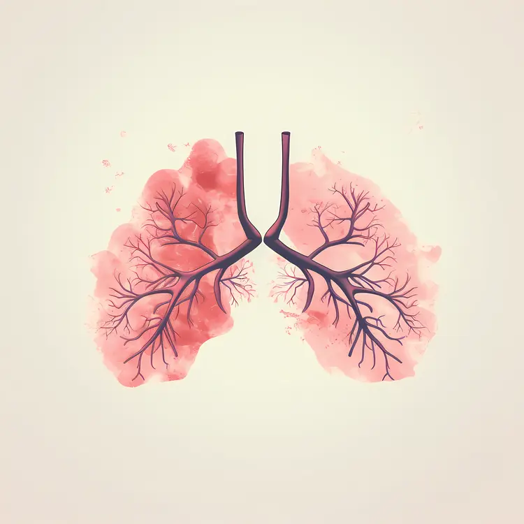 Artistic Lungs Illustration