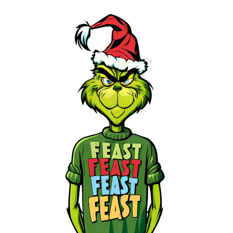 Grinch in Feast Shirt