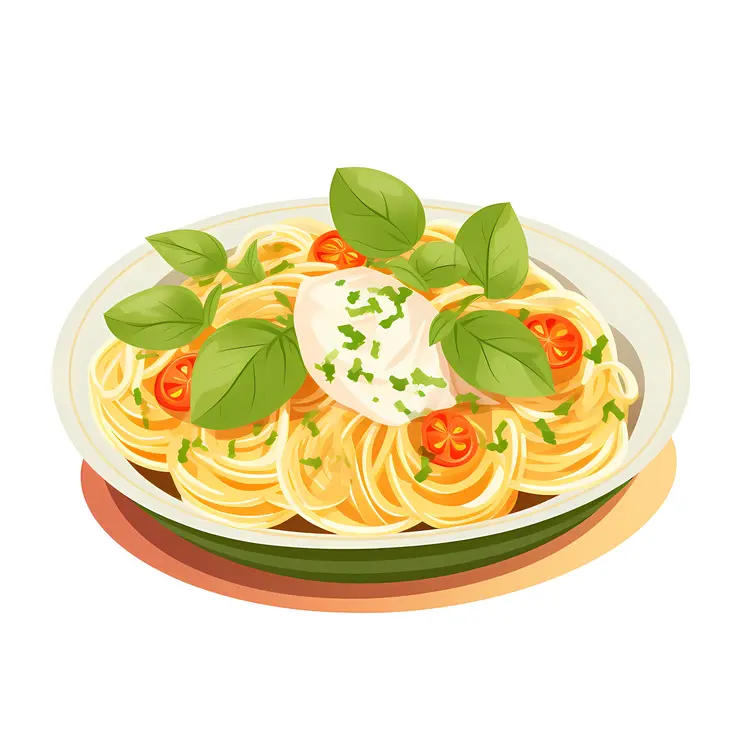 Delicious Pasta with Basil and Tomatoes