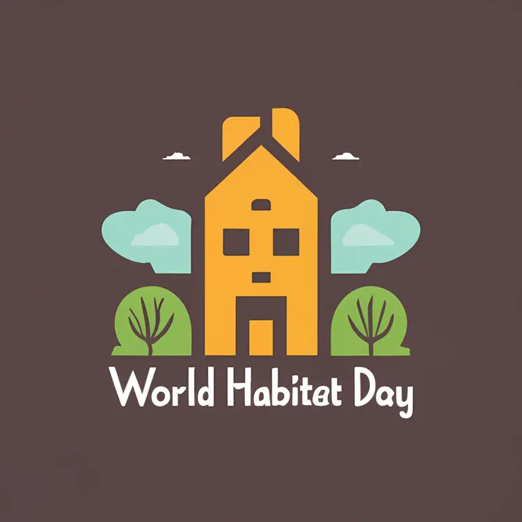 World Habitat Day Illustration