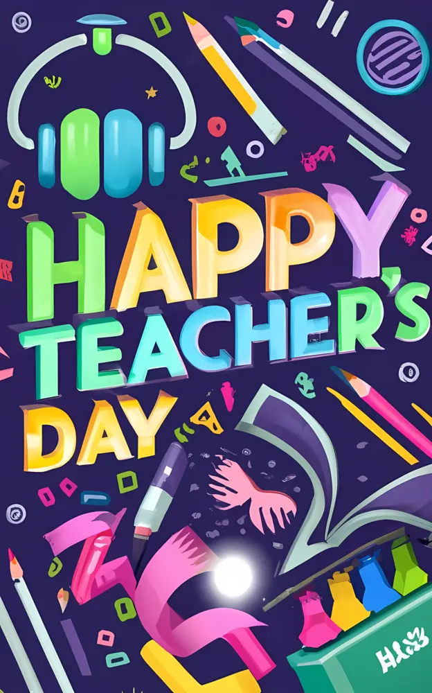 Colorful Teacher's Day Celebration