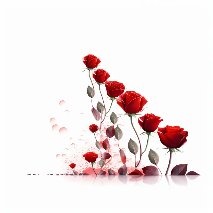 Beautiful Red Roses for Valentine's Day