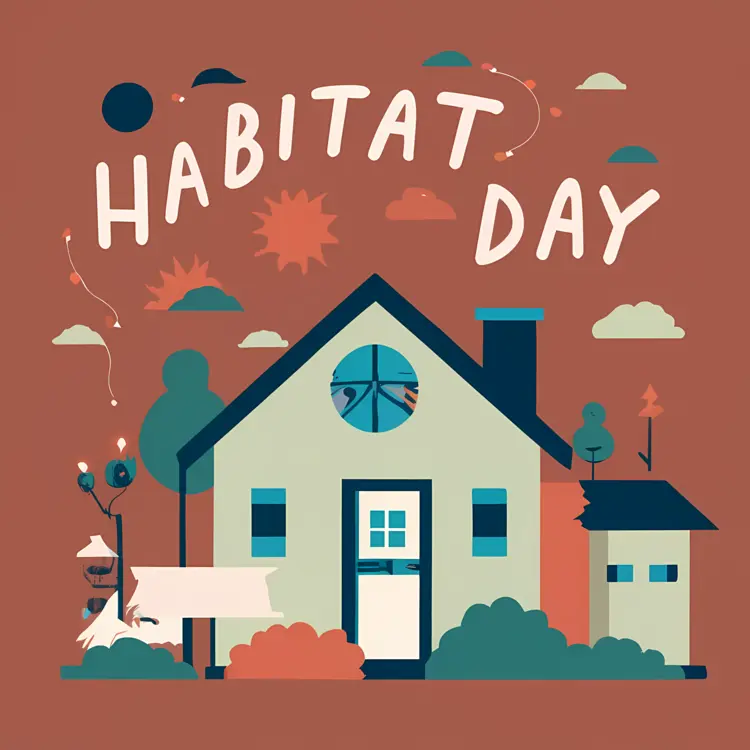Habitat Day with Modern House