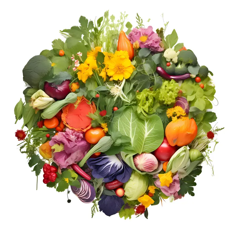 Colorful Assortment of Fresh Vegetables