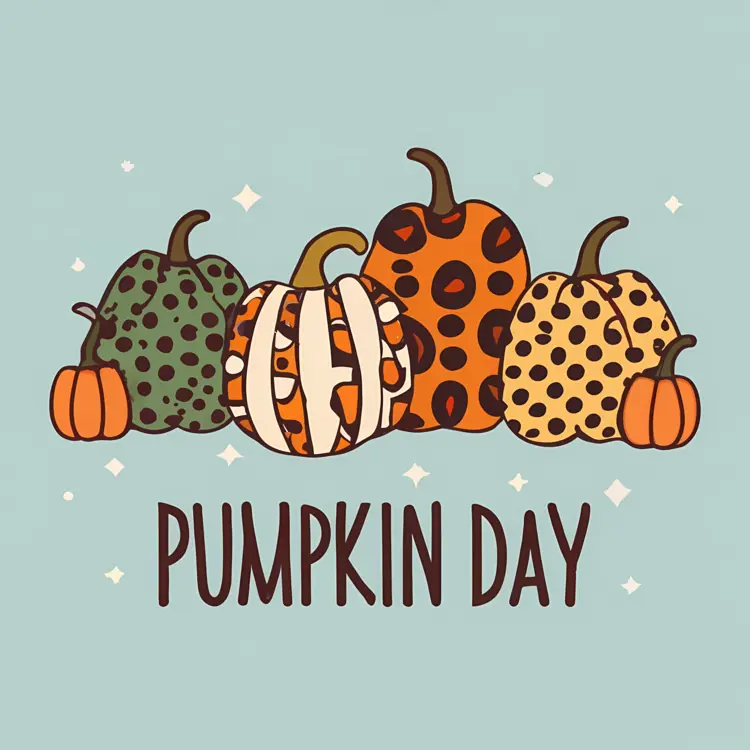 Festive Pumpkins for Pumpkin Day