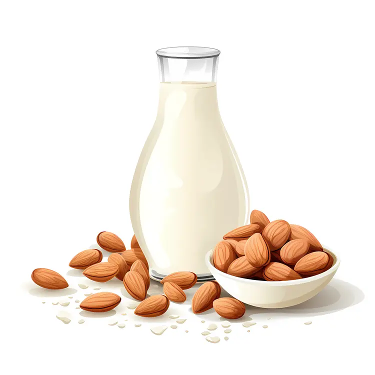 Almond Milk with Almonds