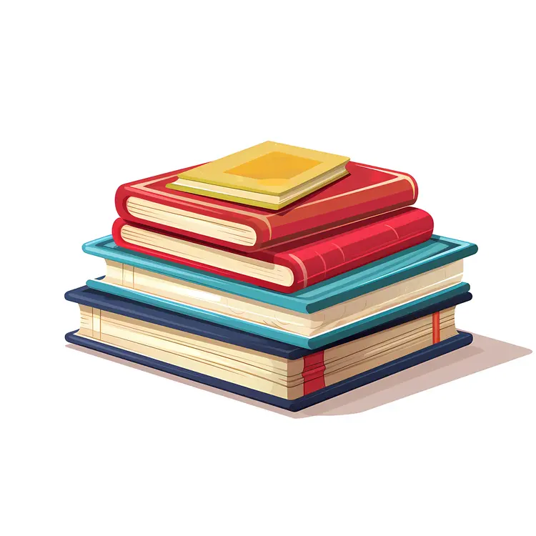 Colorful Stack of Books