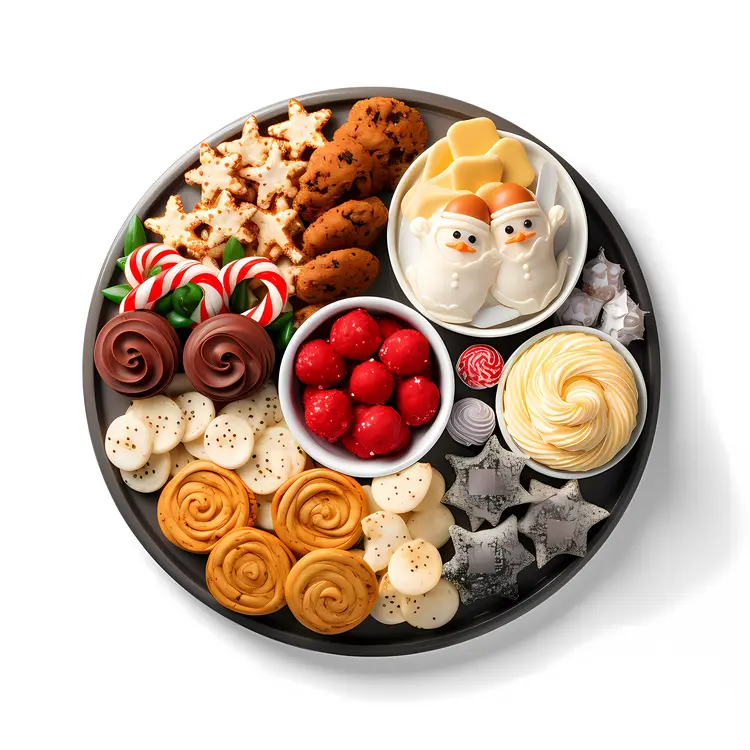 Christmas Cookie and Candy Platter